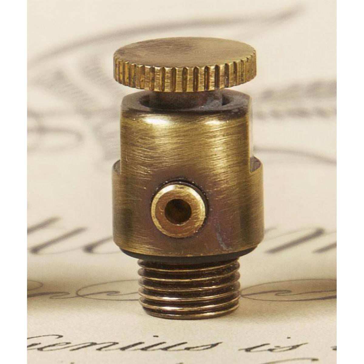 Admiral Angled Thermostatic Valve  - Antique Brass