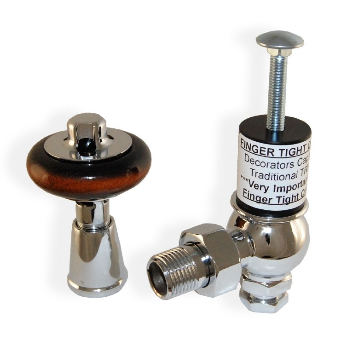Belgravia Corner Thermostatic Valve Set - Black Nickel
