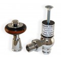Belgravia Corner Thermostatic Valve Set - Black Nickel