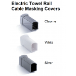 Electric Towel Rail Cable Masking Covers