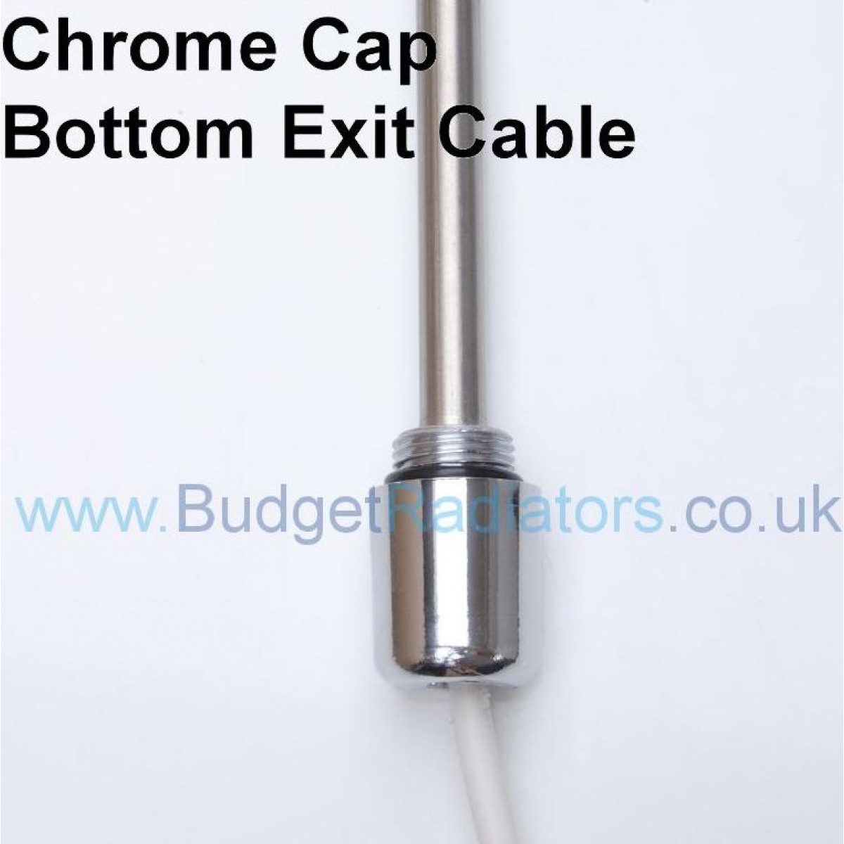 Electric Element with 1.2m Cable & White/Chrome Cap - 600W