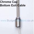 Electric Element with 1.2m Cable & White/Chrome Cap - 600W