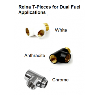 T-Pieces For Dual Fuel Connections