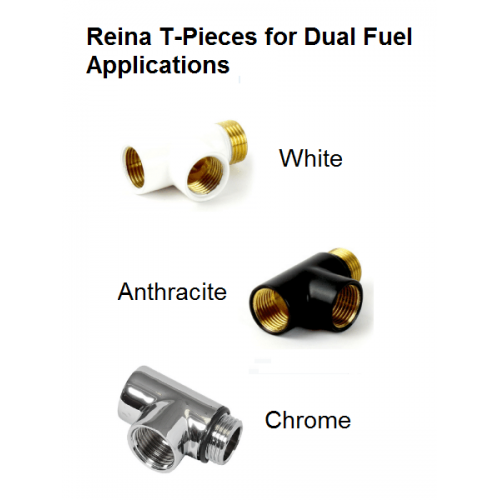 T-Pieces For Dual Fuel Connections - Dual Fuel & Electric-Only Options