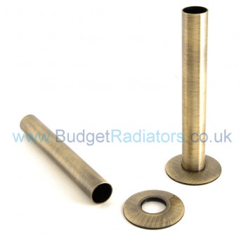 Pipe Sleeve Kit 130mm - Brass, Antique