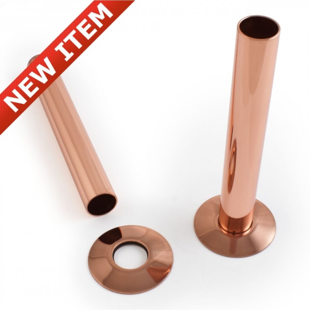 Belgravia Corner Thermostatic Valve - Polished Copper