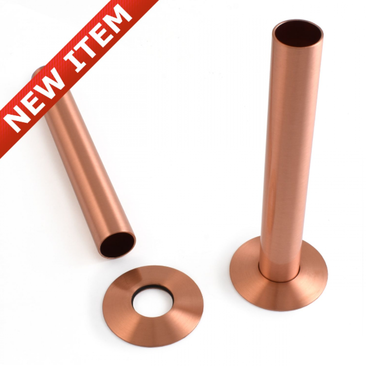 Belgravia Corner Thermostatic Valve - Brushed Copper