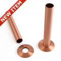 Belgravia Corner Thermostatic Valve - Brushed Copper