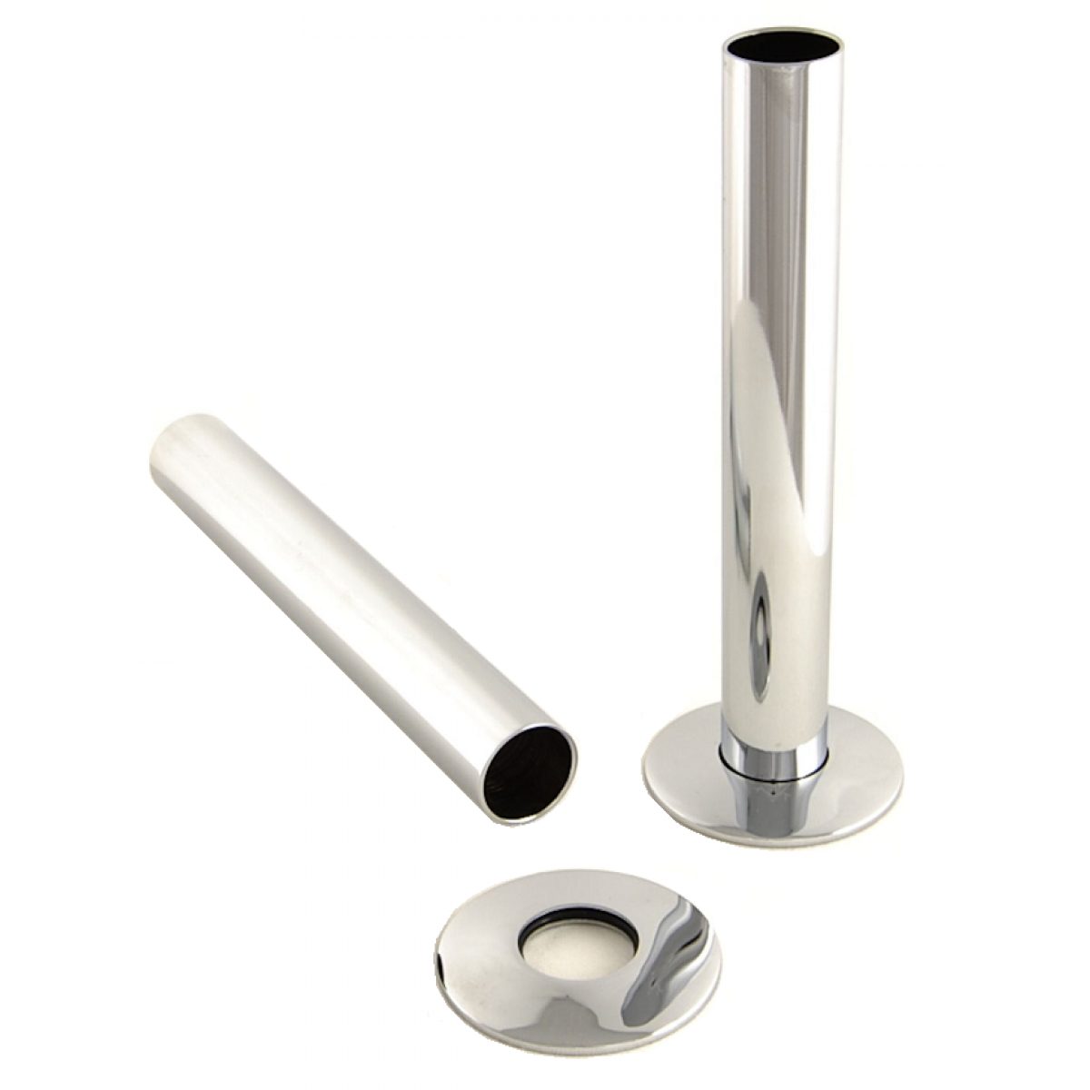 Pipe Sleeve Kit 130mm - Chrome Finish