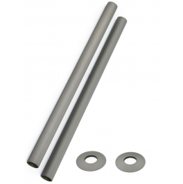 Pipe Sleeve Kit 300mm - Grey, Matte Metallic
