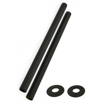 Pipe Sleeve Kit 300mm - Black Satin, Matt