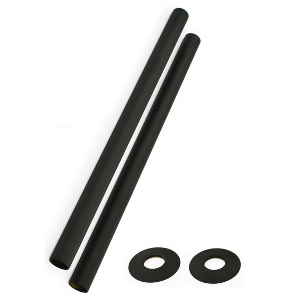 Pipe Sleeve Kit 300mm - Black Satin, Matt
