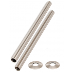 Pipe Sleeve Kit 300mm - Nickel, Brushed