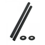 Pipe Sleeve Kit 300mm - Black, Textured
