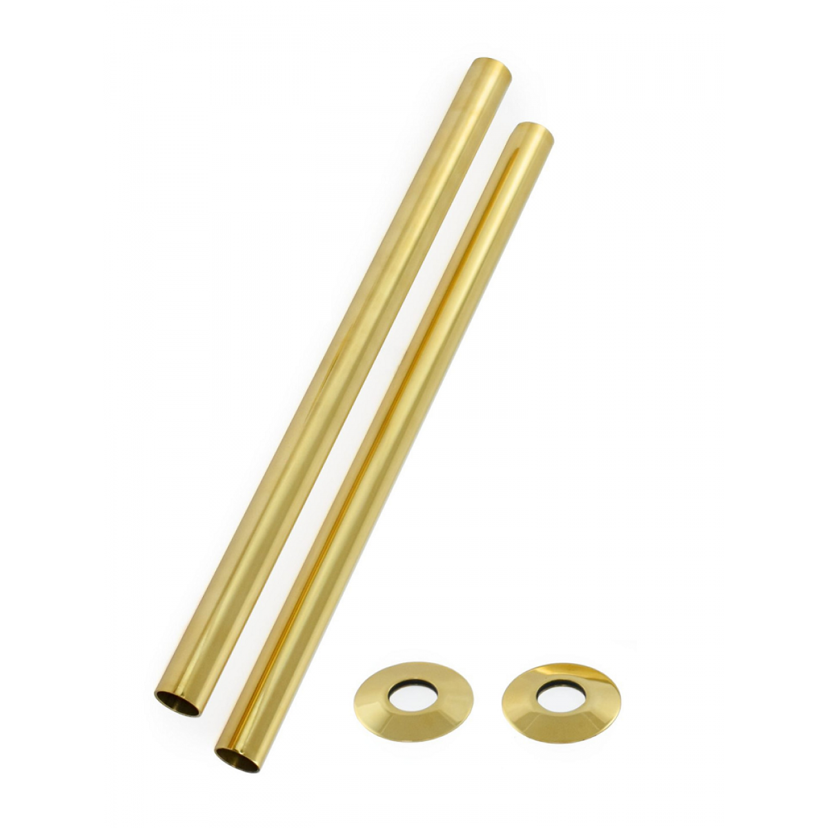 Pipe Sleeve Kit 300mm - Brass, Un-Lacquered