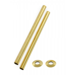 Pipe Sleeve Kit 300mm - Brass, Un-Lacquered