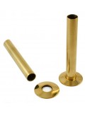 Pipe Sleeve Kit 130mm - Brass, Un-Lacquered