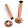 Pipe Sleeve Kit 130mm - Copper, Polished