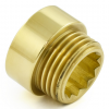 Rigid Radiator Valve Extension 10mm Unlacquered Brass