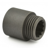 Rigid Radiator Valve Extension 20mm Light Pewter