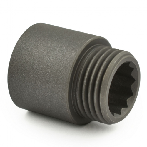 Rigid Radiator Valve Extension 20mm Light Pewter - Accessories