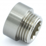 Rigid Radiator Valve Extension 10mm Satin Nickel