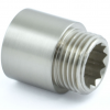 Rigid Radiator Valve Extension 20mm Chrome