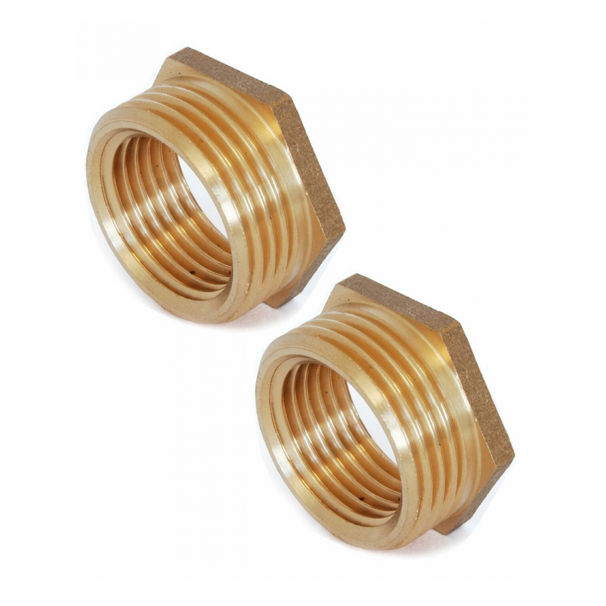 Brass ¾" BSPT x ½" BSPP M/F Bush (Pair)