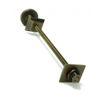 Cast Iron Radiator Luxury Wall Stay - Brass, Old English