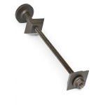 Cast Iron Radiator Luxury Wall Stay - Pewter, Light