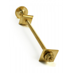 Cast Iron Radiator Luxury Wall Stay - Brass, Unlacquered