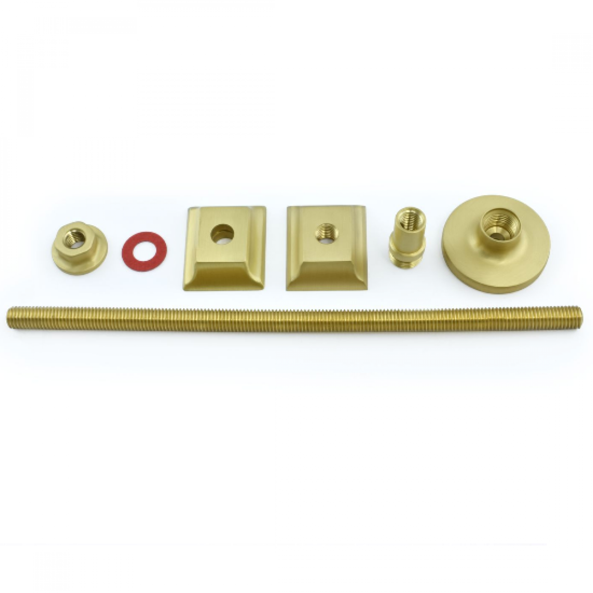 Cast Iron Radiator Luxury Wall Stay - Brass, Brushed
