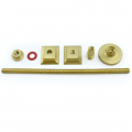Cast Iron Radiator Luxury Wall Stay - Brass, Brushed