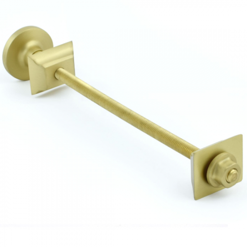 Cast Iron Radiator Luxury Wall Stay - Brass, Brushed - Wall Stays, End Caps, Bleed Valves