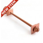 Cast Iron Radiator Luxury Wall Stay - Copper, Brushed