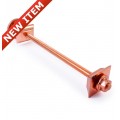 Belgravia Corner Thermostatic Valve - Polished Copper