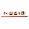 Cast Iron Radiator Luxury Wall Stay - Polished Copper