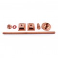 Cast Iron Radiator Luxury Wall Stay - Copper, Polished Cast Iron Radiator Luxury Wall Stay - Copper, Polished