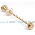 Cast Iron Radiator Luxury Wall Stay - Brass