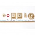 Cast Iron Radiator Luxury Wall Stay - Brass