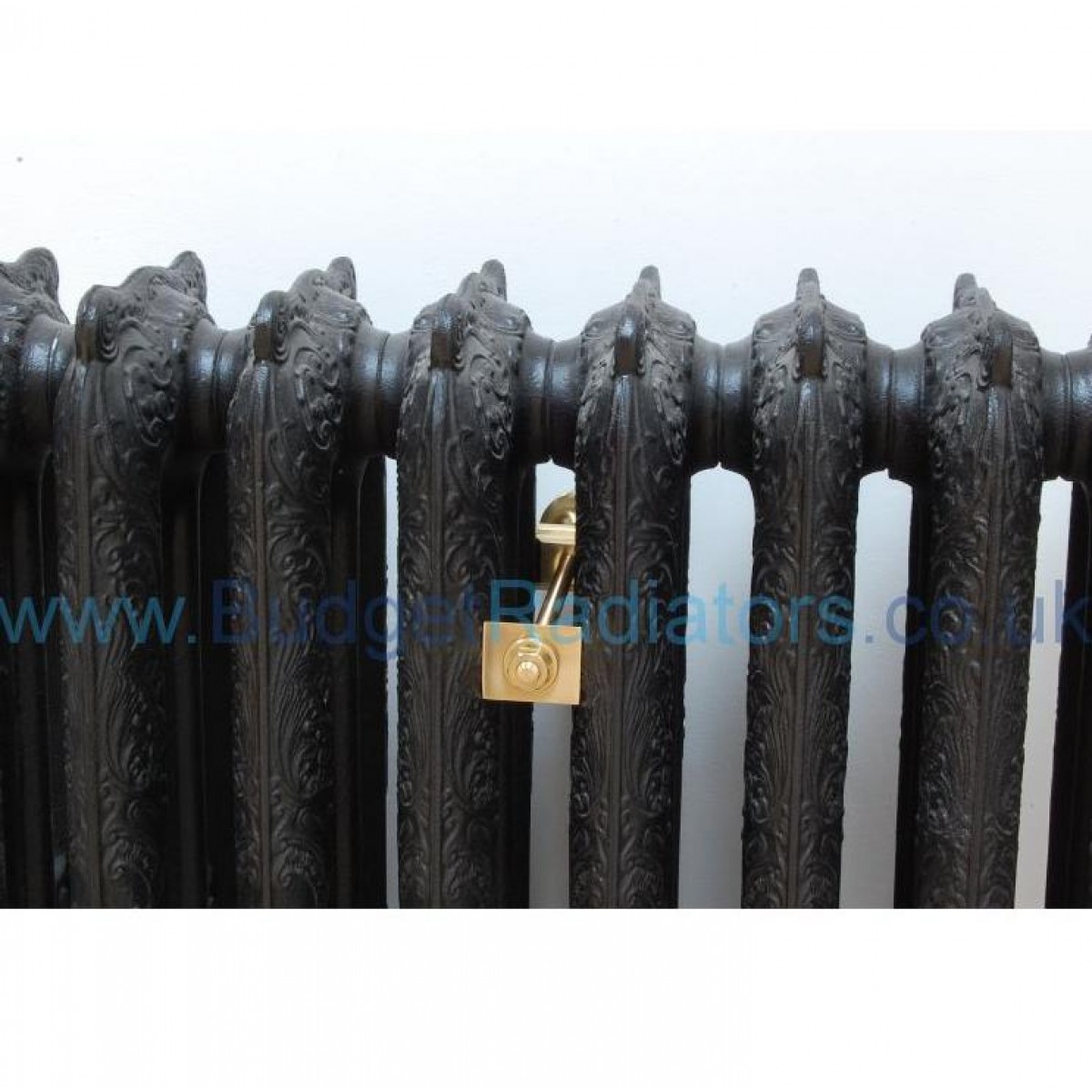 Cast Iron Radiator Luxury Wall Stay - Brass