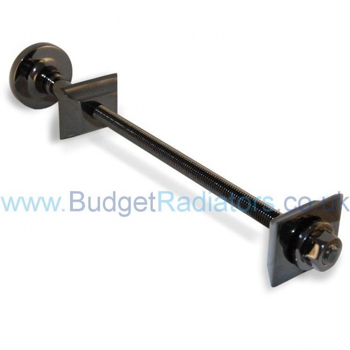 Cast Iron Radiator Luxury Wall Stay - Black Nickel