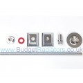 Cast Iron Radiator Luxury Wall Stay - Chrome