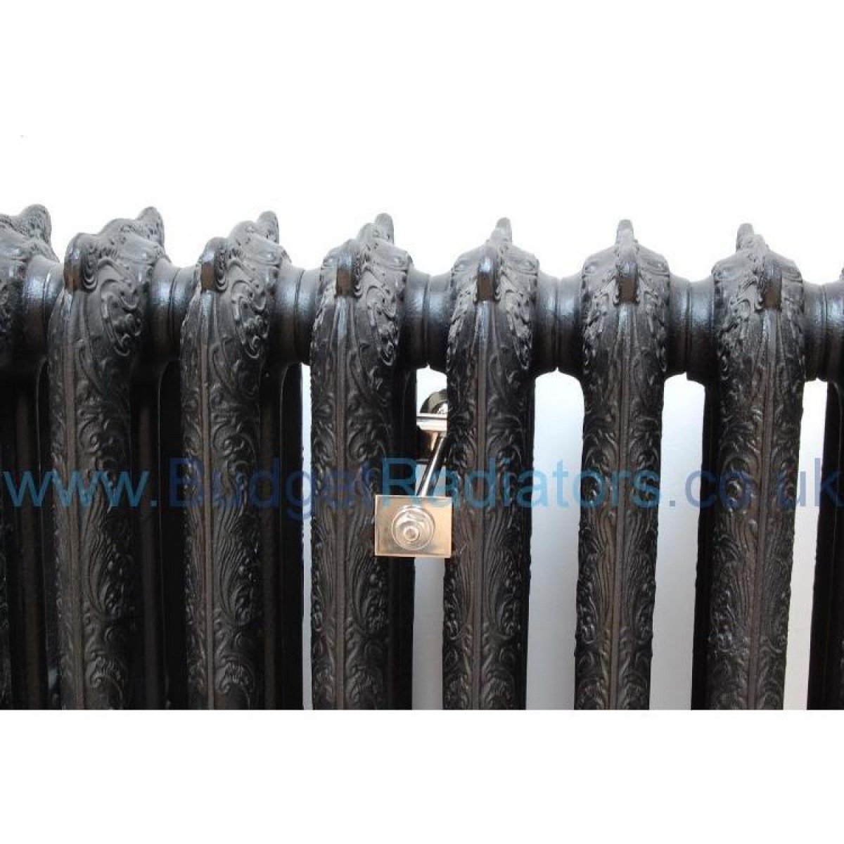 Cast Iron Radiator Luxury Wall Stay - Nickel, Polished