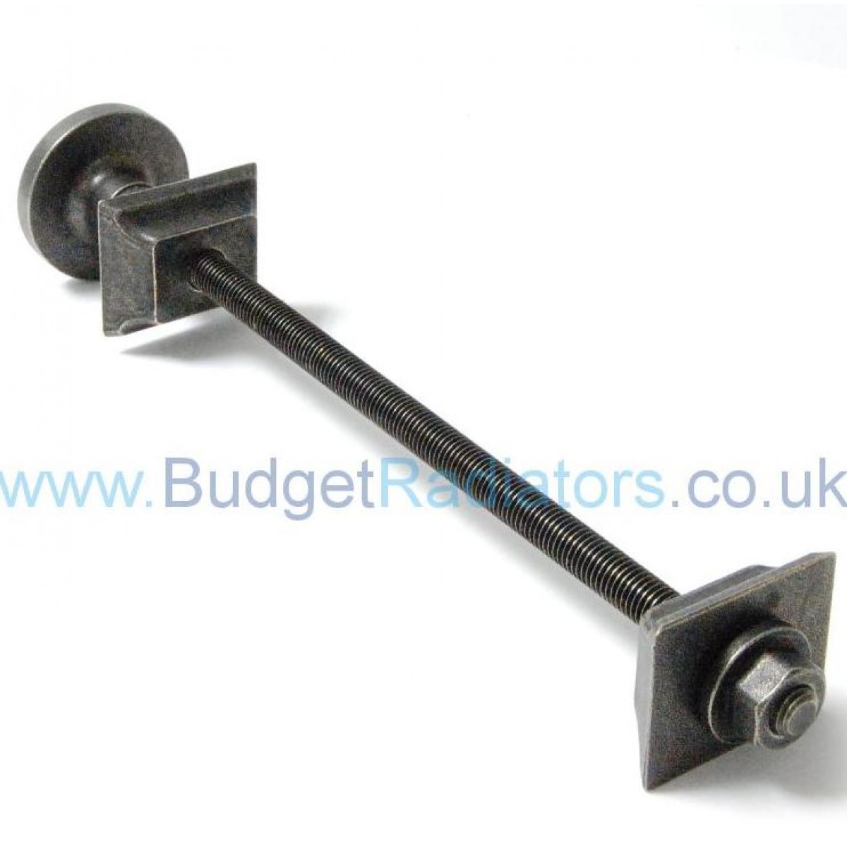 Admiral Straight Thermostatic Valve - Pewter Finish