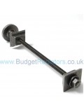 Cast Iron Radiator Luxury Wall Stay - Pewter