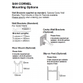 Cornel Horizontal 3-Column Radiator, 600H x 1014mm Cornel Horizontal 3-Column Radiator, 600H x 1014mm