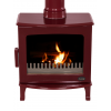 Carron ECO Stove 5kW SE - Rich Red Enamel