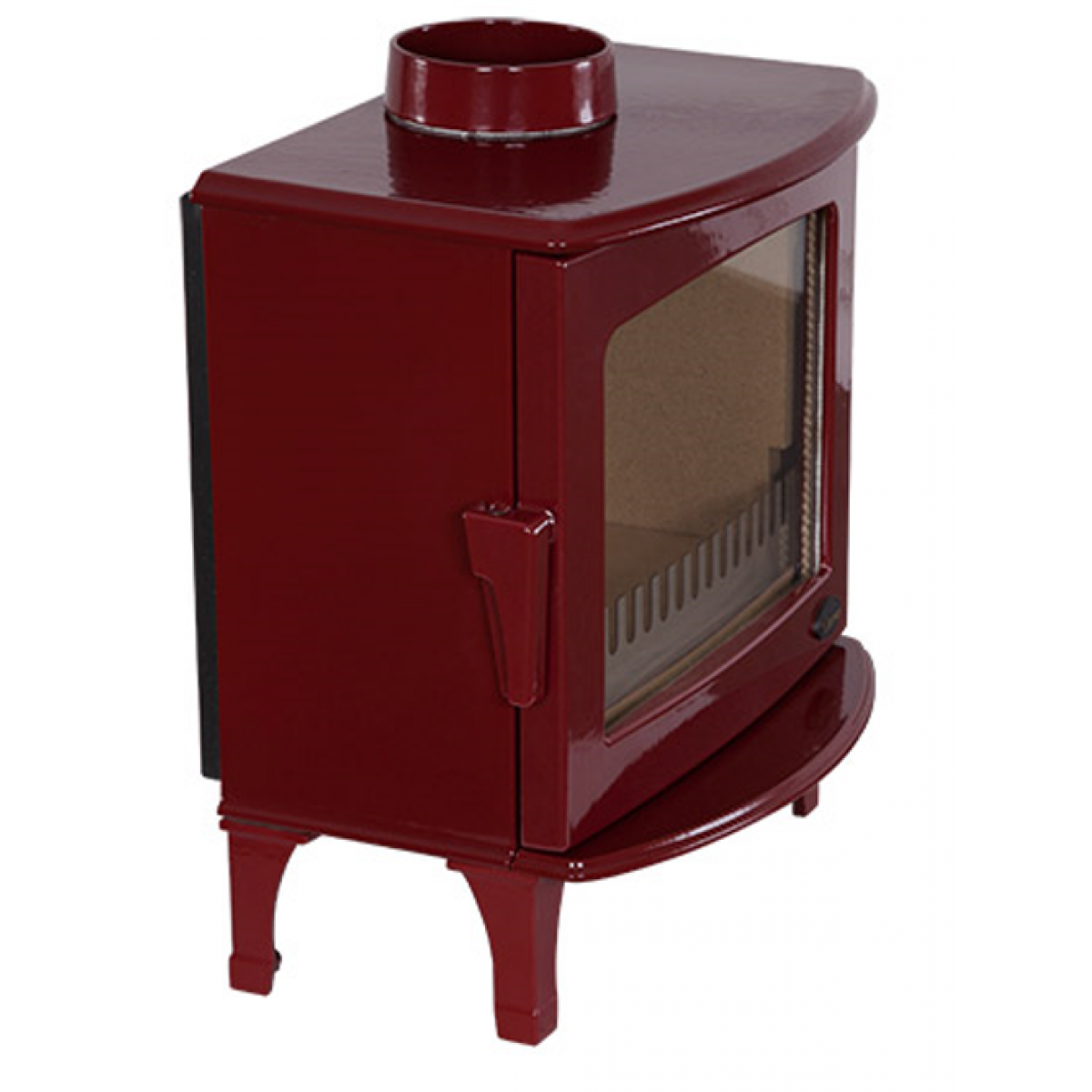 Carron ECO Stove 5kW SE - Rich Red Enamel