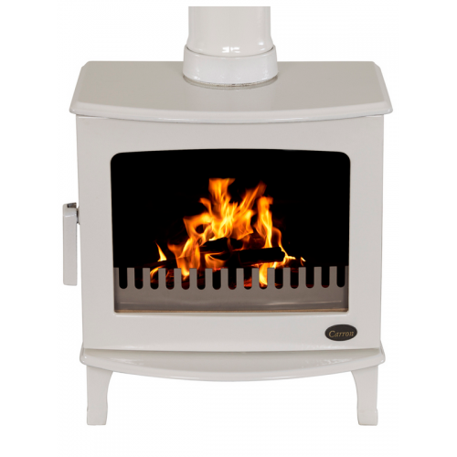 Carron ECO Stove 5kW SE - Cream Enamel - Carron Woodburning & Multifuel Stoves